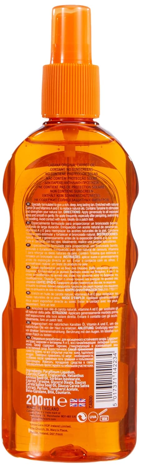 Fast Glow Carrot Tanning Oil